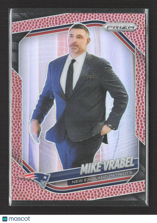2025 Panini Prizm Football Mike Vrabel #110 Pigskin /180