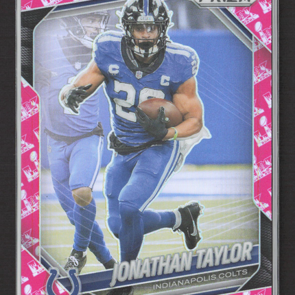 2025 Panini Prizm Jonathan Taylor #108 Pink Trophy 40/60