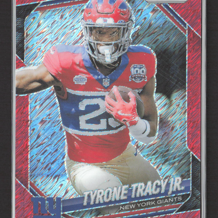 2025 Panini Prizm Tyrone Tracy Jr. #203 Red Shimmer /49