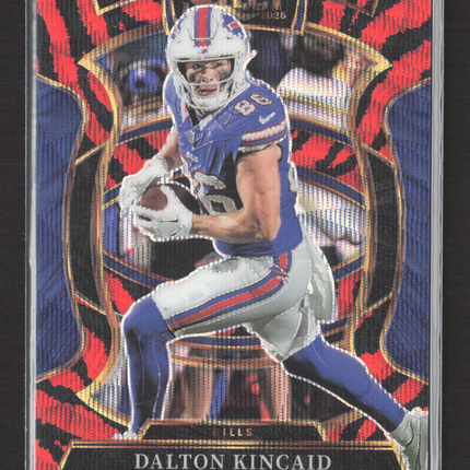2025 Panini Select Prizm Concourse Dalton Kincaid #85 Tiger Stripe