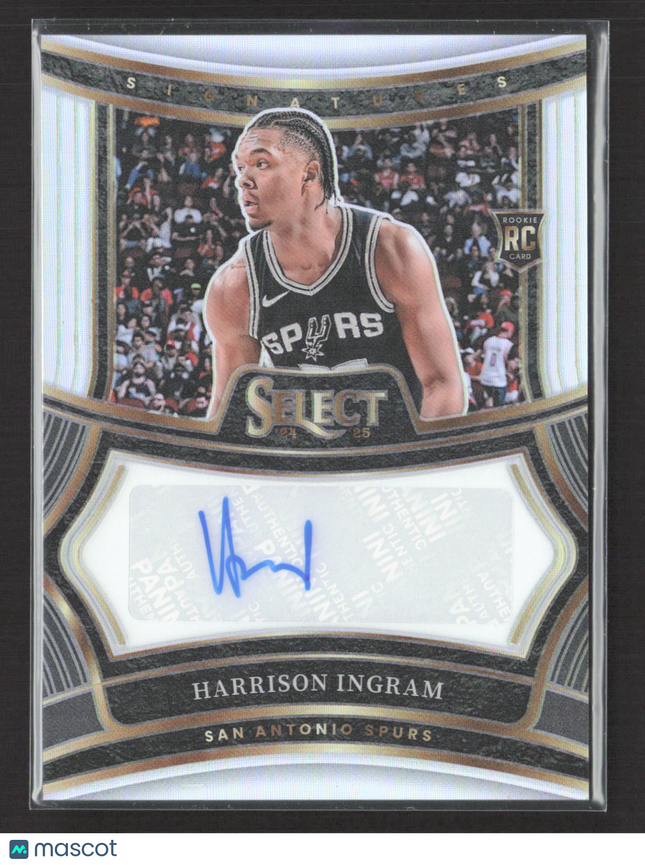 2025 Panini Select Prizm Harrison Ingram #RS-ING RC 154/249 Auto