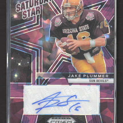 2025 Prizm Draft Picks Saturday Star Jake Plummer #SSS-JPR Purple 41/60 Auto