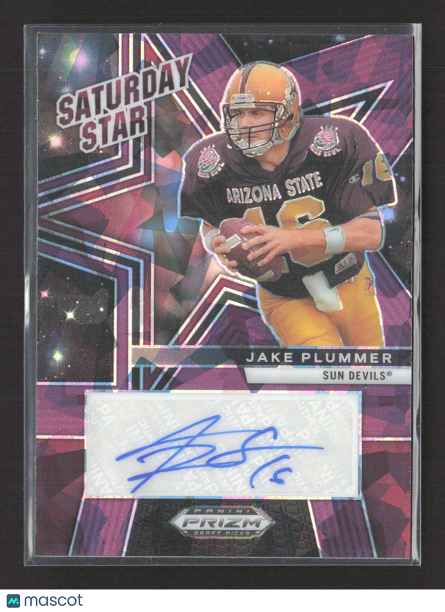2025 Prizm Draft Picks Saturday Star Jake Plummer #SSS-JPR Purple 41/60 Auto