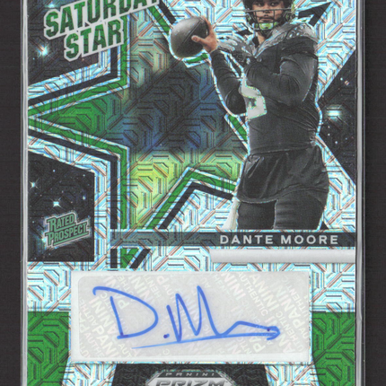 2025 Panini Prizm Draft Picks Saturday Star Dante Moore #SSS-DMO Mojo 21/25 Auto