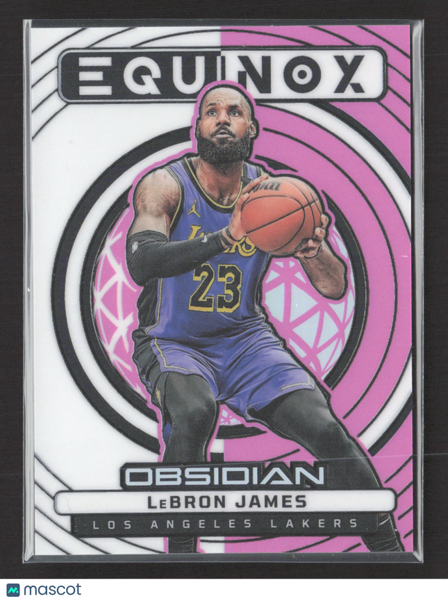 2025 Panini Obsidian Equinox LeBron James #26 Pink /49