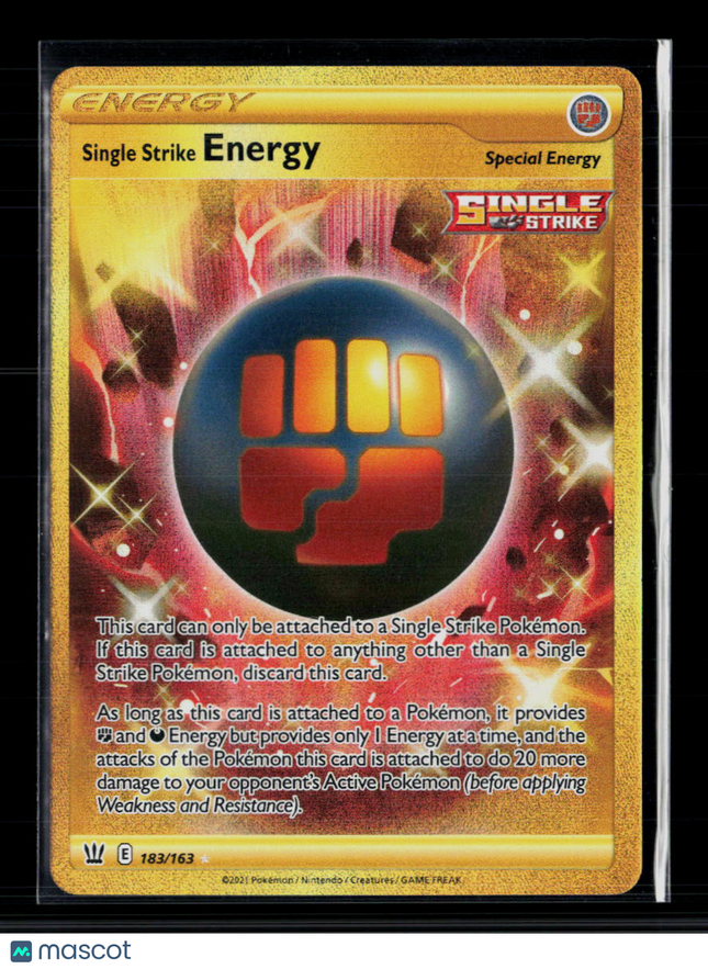 Pokemon 2021 Battle Styles Single Strike Energy UR HR #183/163