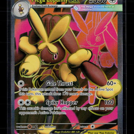 Pokemon 2025 Mega Evolution – Phantasmal Flames Mega Lopunny EX SAR #115/94