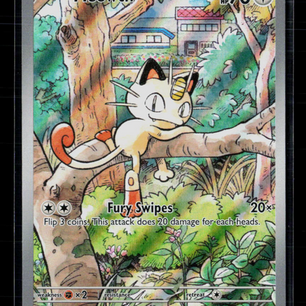 Pokemon 2025 Scarlet & Violet Phantasmal Flames Meowth #106/94