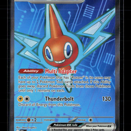 Pokemon 2025 Scarlet & Violet Prismatic Evolutions Rotom EX SR #111/94