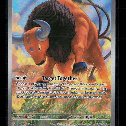Pokemon 2025 Journey Together Tauros #96/86