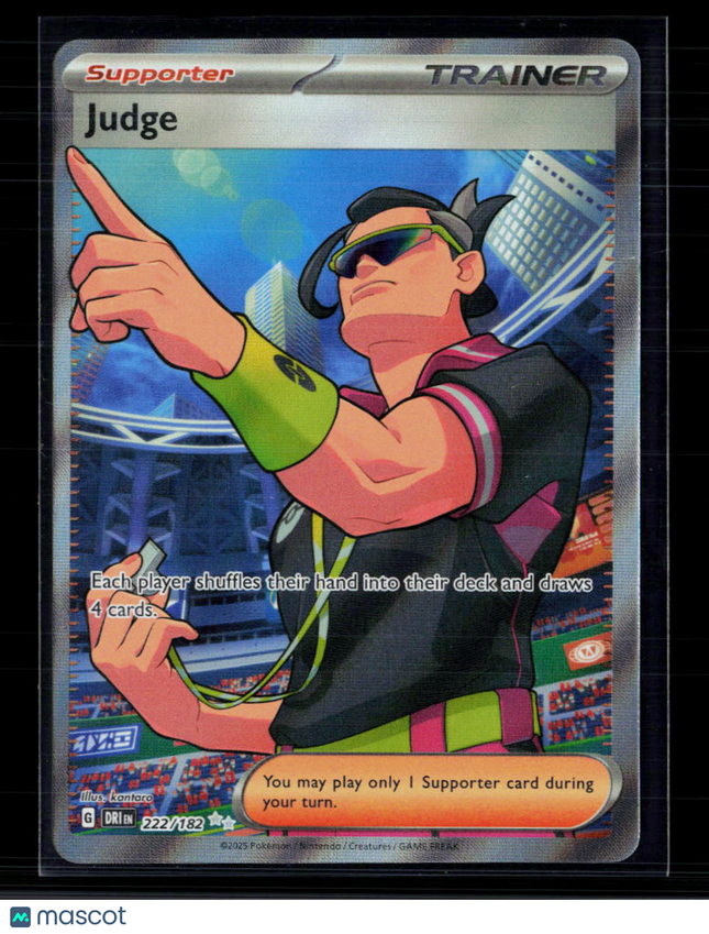 Pokemon 2025 Scarlet & Violet White Flare Judge FA #222/182