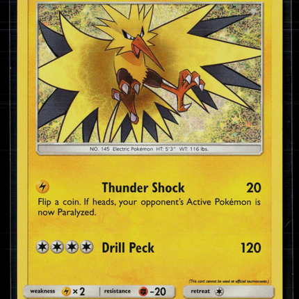 Pokemon 2023 Classic Collection Zapdos #12/34