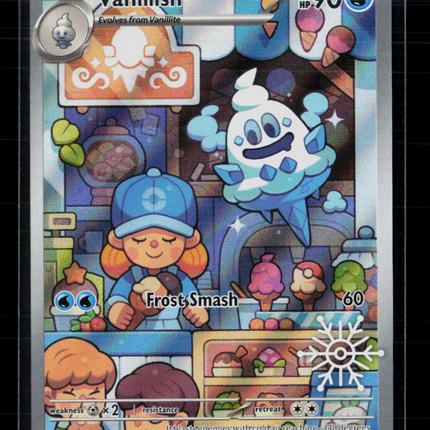 Pokemon 2023 Paradox Rift Vanillish #190/182 Holiday