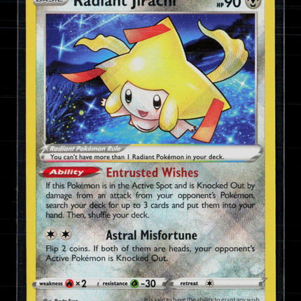 Pokemon 2022 Silver Tempest Radiant Jirachi #120/195