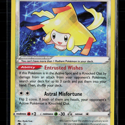 Pokemon 2022 Silver Tempest Radiant Jirachi #120/195