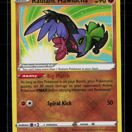 Pokemon 2022 Astral Radiance Radiant Hawlucha #81/189