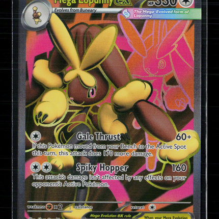 Pokemon 2025 Mega Evolution – Phantasmal Flames Mega Lopunny EX SAR #115/94