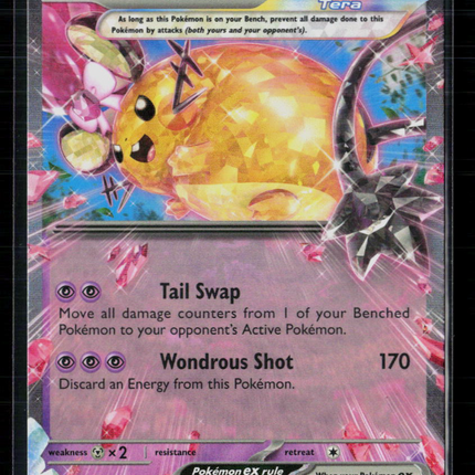Pokemon 2023 Paldea Evolved Dedenne EX RR #93/193