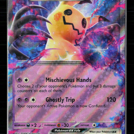 Pokemon 2023 Crown Zenith Mimikyu EX RR #69/159