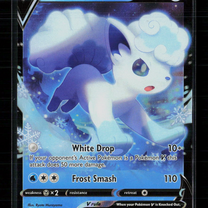 Pokemon 2022 Silver Tempest Alolan Vulpix V #33/195