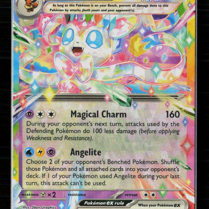 Pokemon 2025 Scarlet & Violet Prismatic Evolutions Sylveon EX RR #41/131