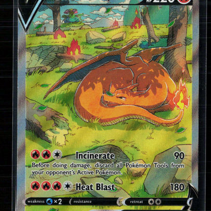 Pokemon 2022 Sword & Shield Charizard V FA #SWSH260