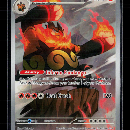 Pokemon 2025 Scarlet & Violet White Flare Emboar #98/86