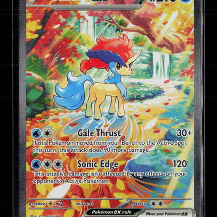Pokemon 2025 Scarlet & Violet White Flare Keldeo EX SAR #167/86