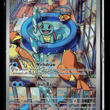 Pokemon 2024 Stellar Crown Squirtle #148/142
