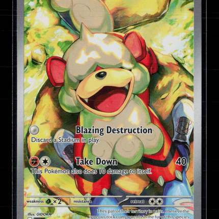 Pokemon 2024 Twilight Masquerade Hisuian Growlithe #181/167