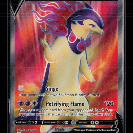 Pokemon 2022 Astral Radiance Hisuian Typhlosion V #169/189