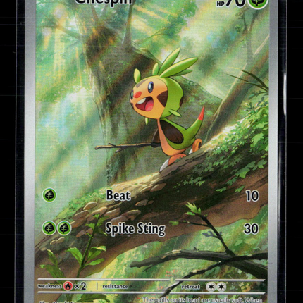 Pokemon 2026 Scarlet & Violet Crimson Haze Chespin #87/86