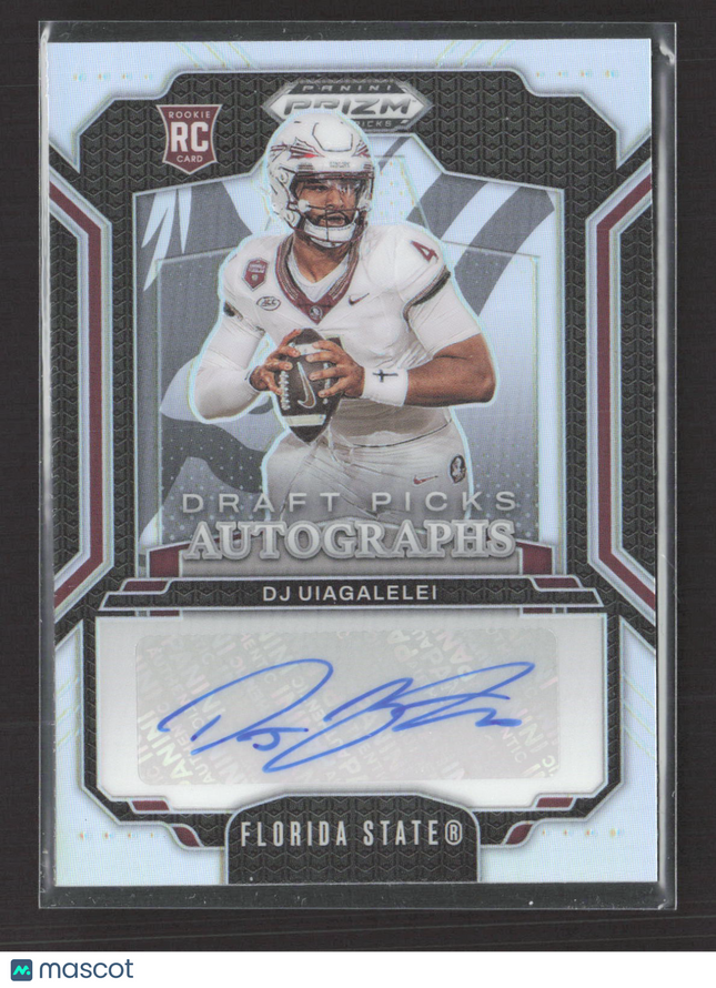 2025 Panini Prizm Draft Picks DJ Uiagalelei #DPA-DJU RC Auto