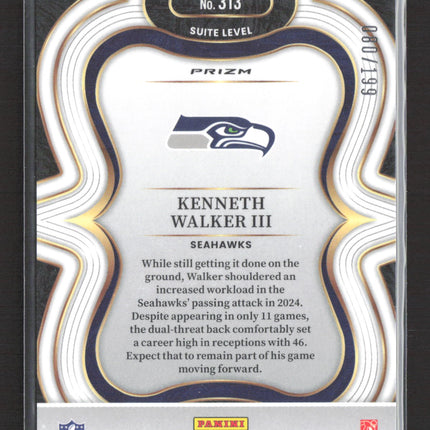 2026 Panini Select Prizm Suite Level Kenneth Walker III #313 Tri Color /199