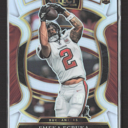 2026 Panini Select Concourse Prizm Emeka Egbuka #37 RC SIlver
