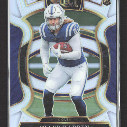 2026 Panini Select Football Tyler Warren #33 Concourse RC Silver