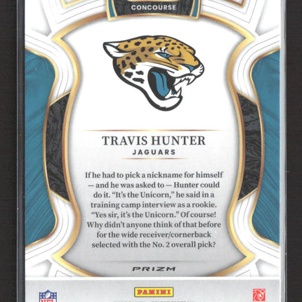 2026 Panini Select Football Concourse Travis Hunter #28 RC Silver