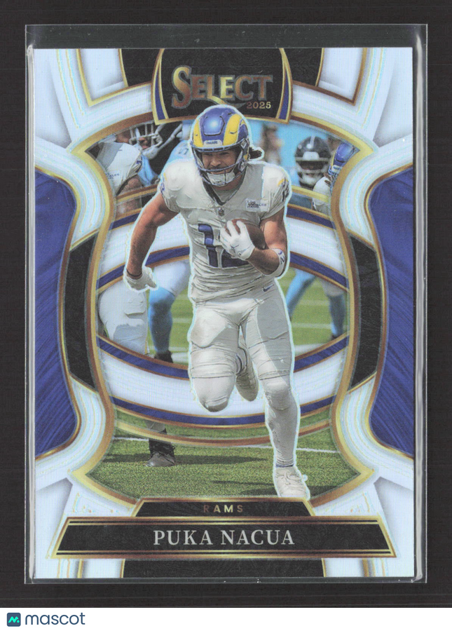 2026 Panini Select Prizm Puka Nacua #21 Concourse Silver