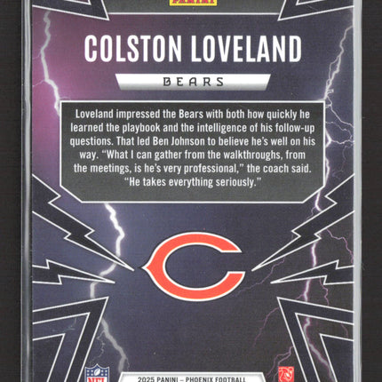 2025 Panini Phoenix Thunderbirds Colston Loveland #9 RC