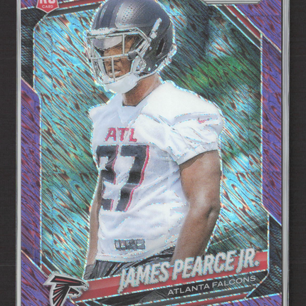 2025 Panini Prizm Football James Pearce Jr. #364 Purple Shimmer /15 RC