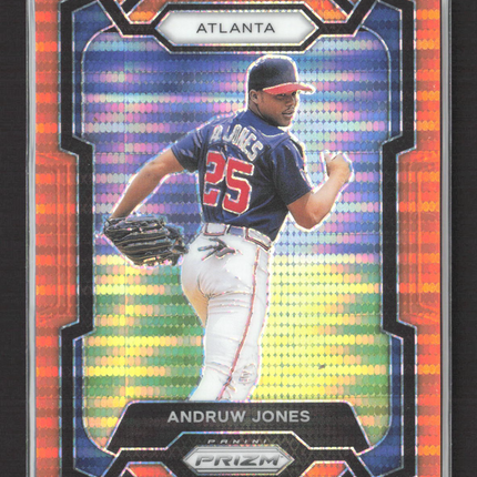2024 Panini Prizm Andruw Jones #216 Orange 111/399