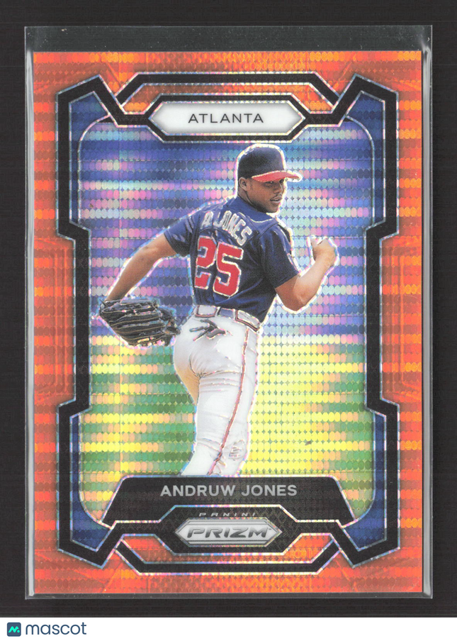 2024 Panini Prizm Andruw Jones #216 Orange 111/399
