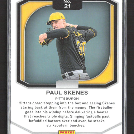 2024 Panini Prizm Baseball Top Tier Paul Skenes #21 RC
