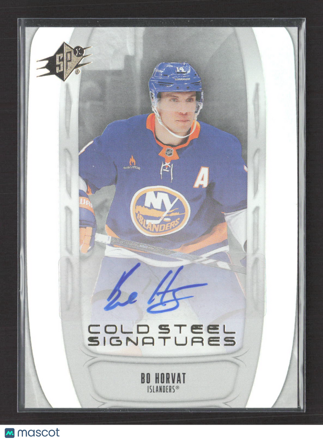 2026 Upper Deck SPx Cold Steel Signatures Bo Horvat #CS-BH Auto