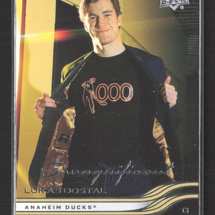 2026 Upper Deck Extended Series Swagnificent Lukas Dostal #505