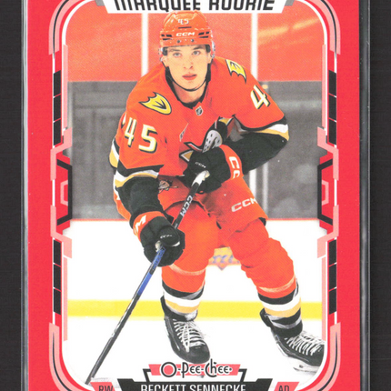 2026 O-Pee-Chee Marquee Rookie Beckett Sennecke #581 Red Border