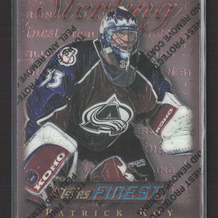 1996 Topps Finest Sterling Patrick Roy #145