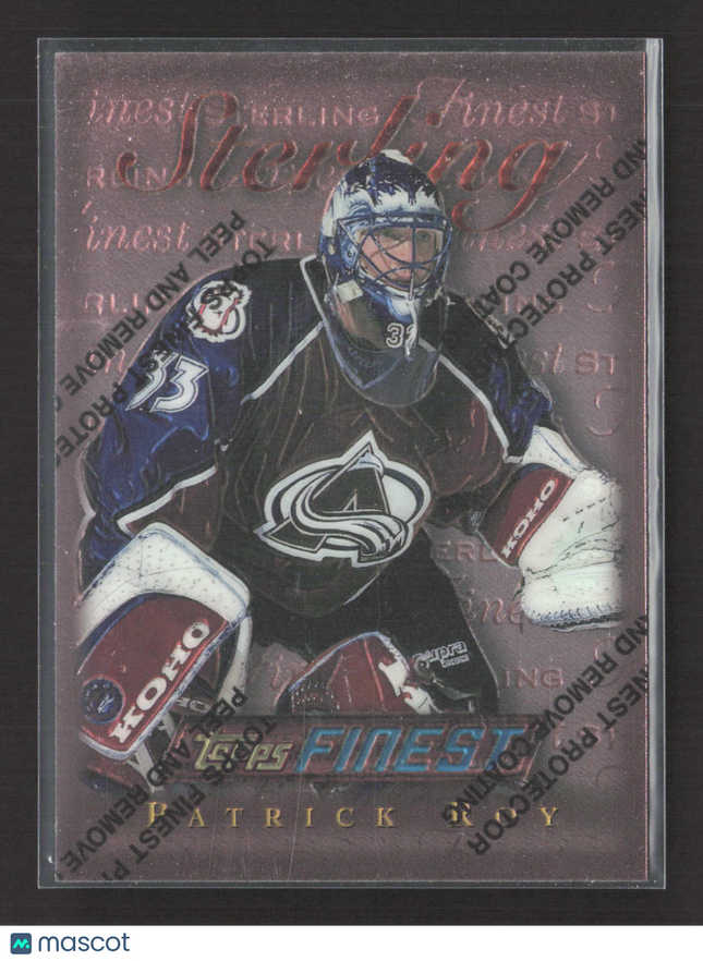 1996 Topps Finest Sterling Patrick Roy #145