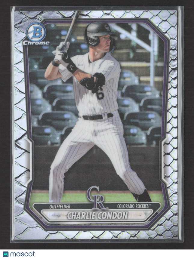 2024 Bowman Chrome Charlie Condon #BCP-46 Reptilian Refractor