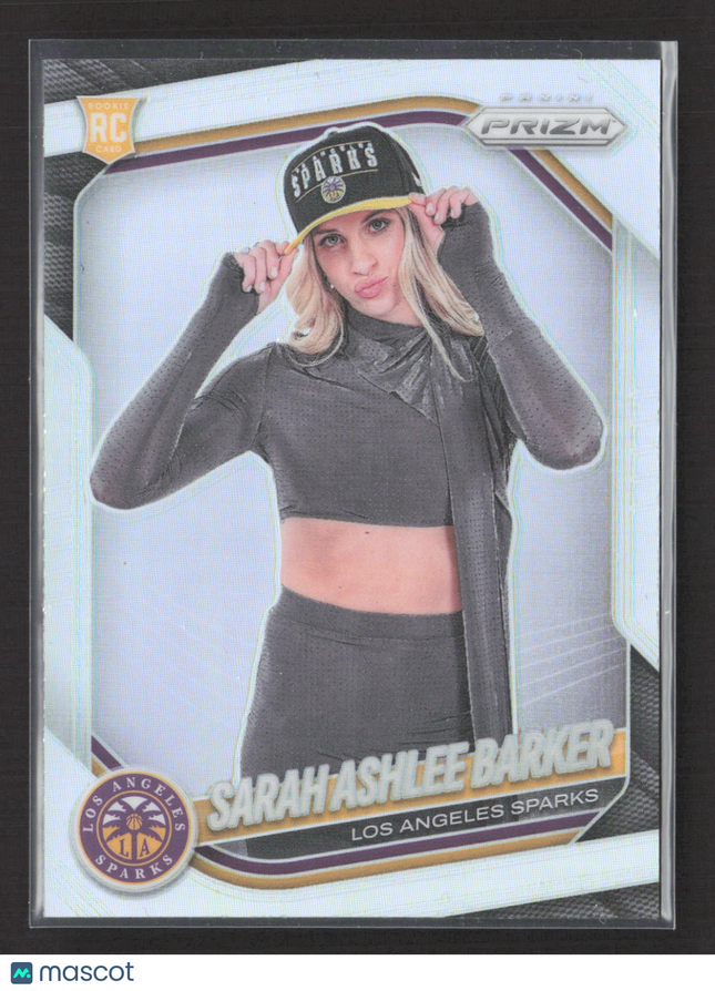 2025 Panini WNBA Prizm Sarah Ashlee Barker #142 RC Silver